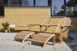 Adirondack Loungestol m. fodskammel