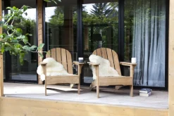 Adirondack Loungestol m. fodskammel