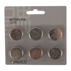 Batteri CR2450 - 6 stk.