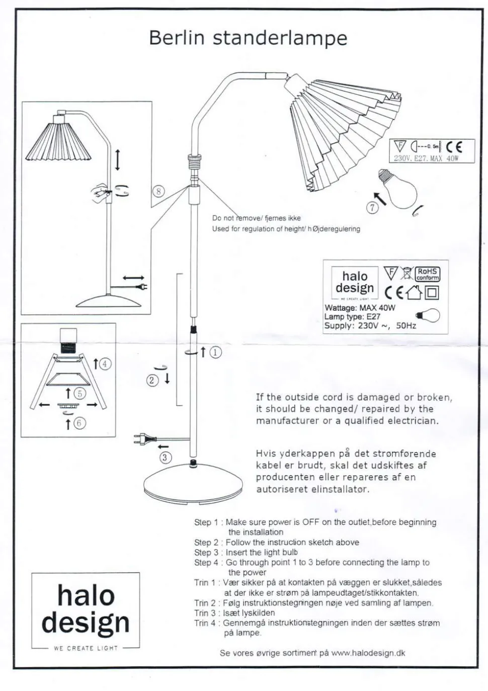 Berlin Gulvlampe
