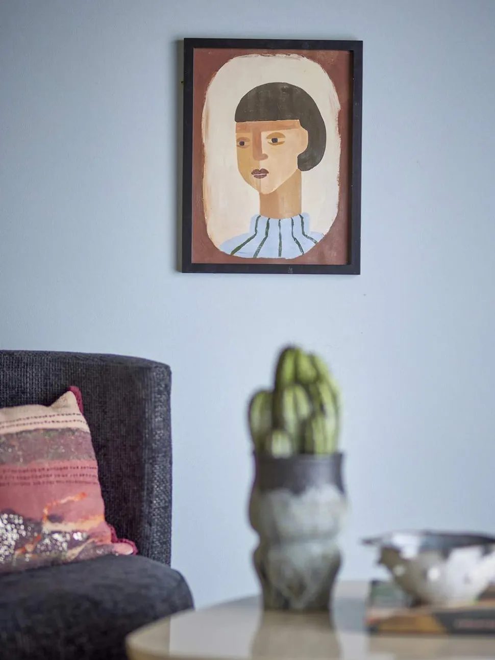 Billede - Amanda Illustration med ramme