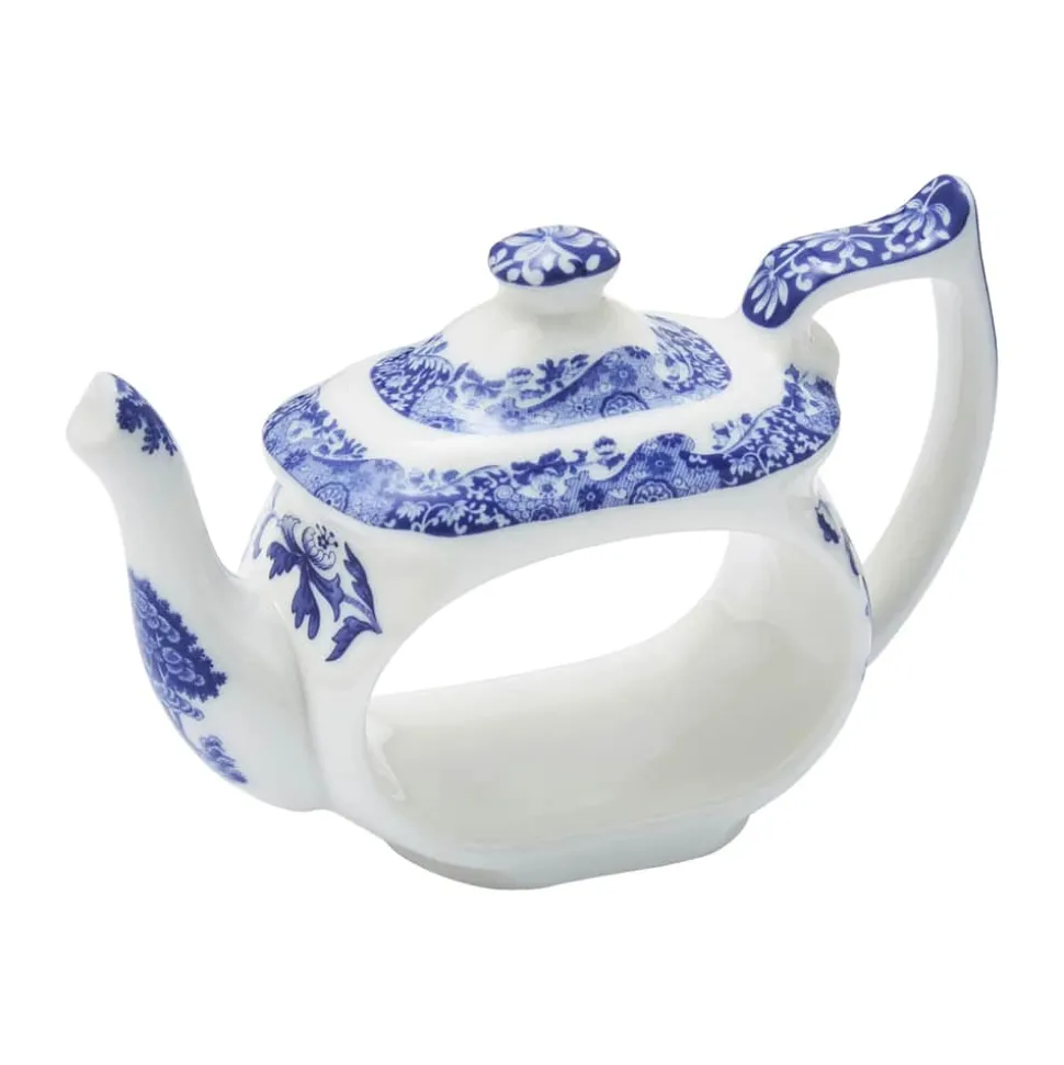 Blue Italian Servietringe - 4 stk.