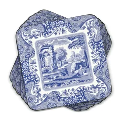 Blue Italien Glasbrikker - 6 stk.