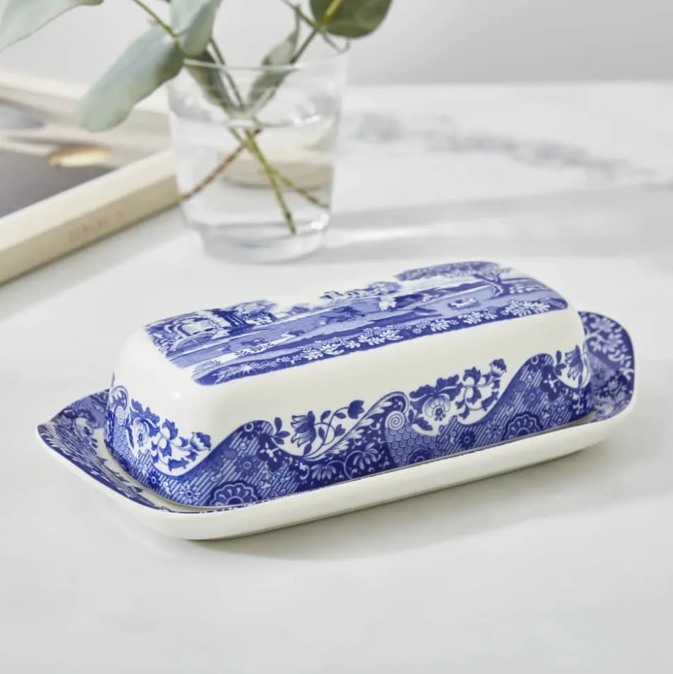 Blue Italien Smørboks