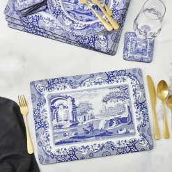 Blue Italian Dækkeserviet - 4 stk