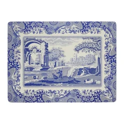 Blue Italian Dækkeserviet - 4 stk