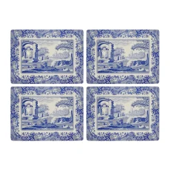Blue Italian Dækkeserviet - 4 stk