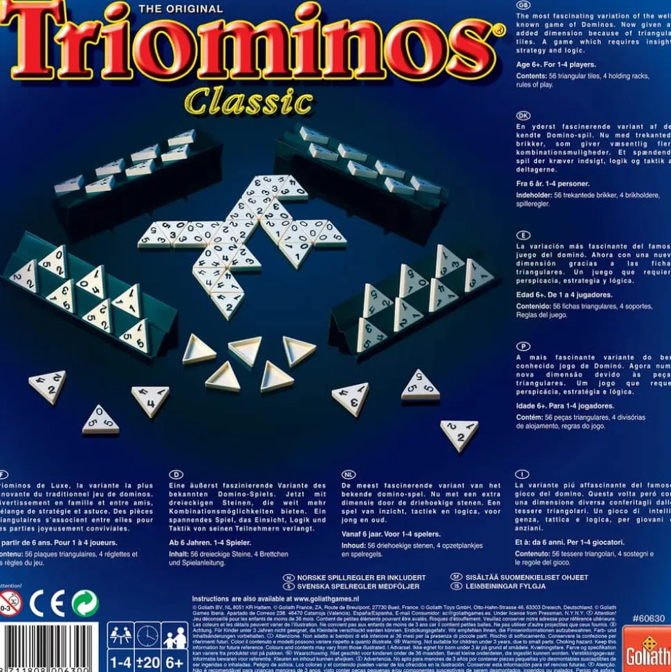Brætspil - Triominos - Domino i trekanter