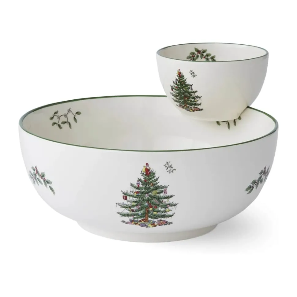 Christmas Tree Chip´n Dip Skålsæt - 2 dele