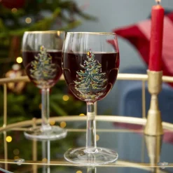 Christmas Tree Vinglas - 4 stk.