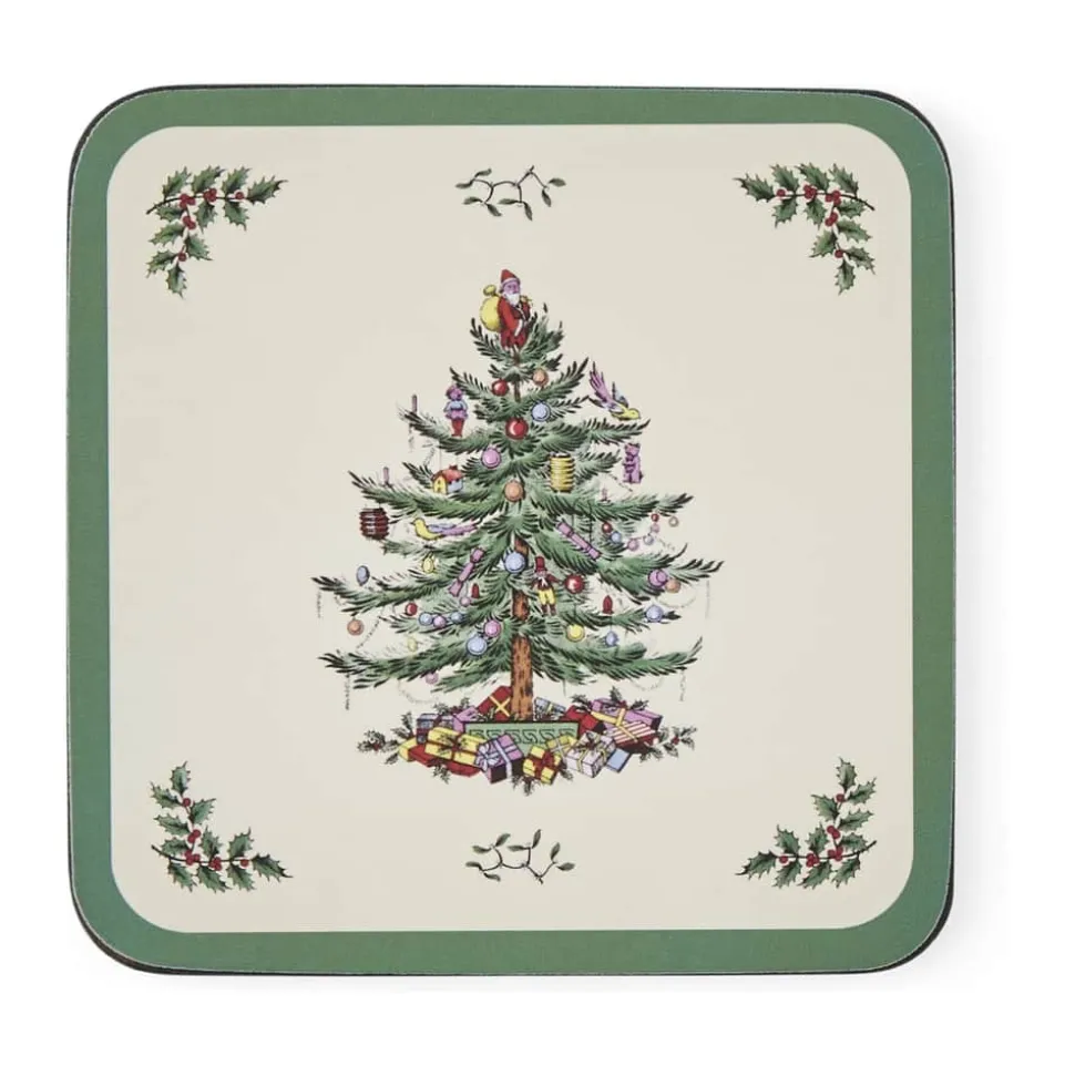 Christmas Tree Glasbrikker - 6 stk.