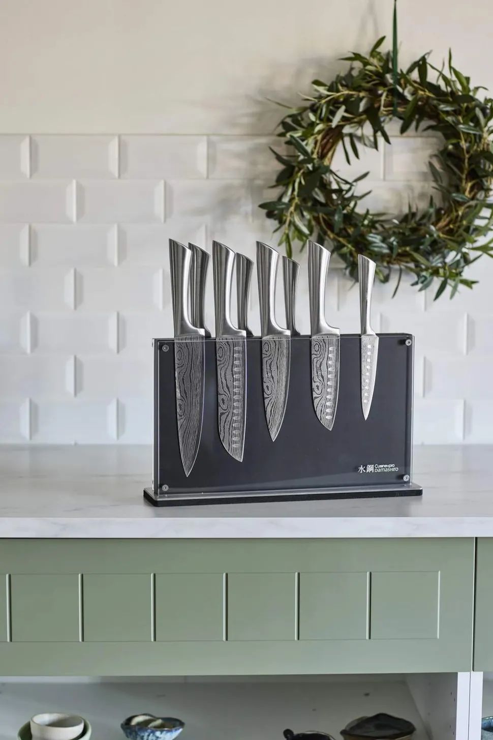 Damashiro® Nami Knivblok - 9 dele