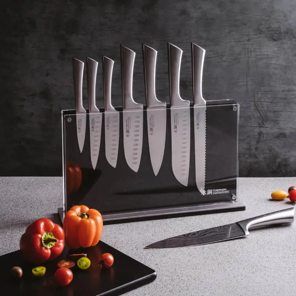 Damashiro® Nami Knivblok - 9 dele