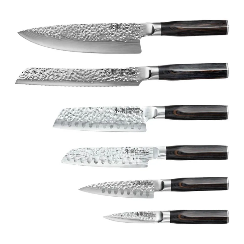 Damashiro® EMPEROR Mokuzai Knivblok - 7 dele