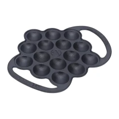 Emaljeret Æbleskivepande