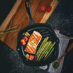 Emaljeret Grillpande