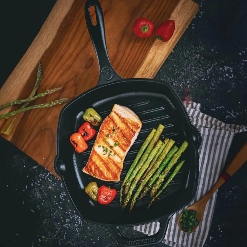 Emaljeret Grillpande