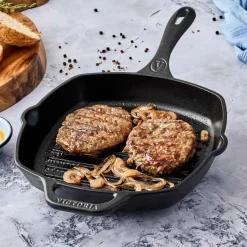 Emaljeret Grillpande