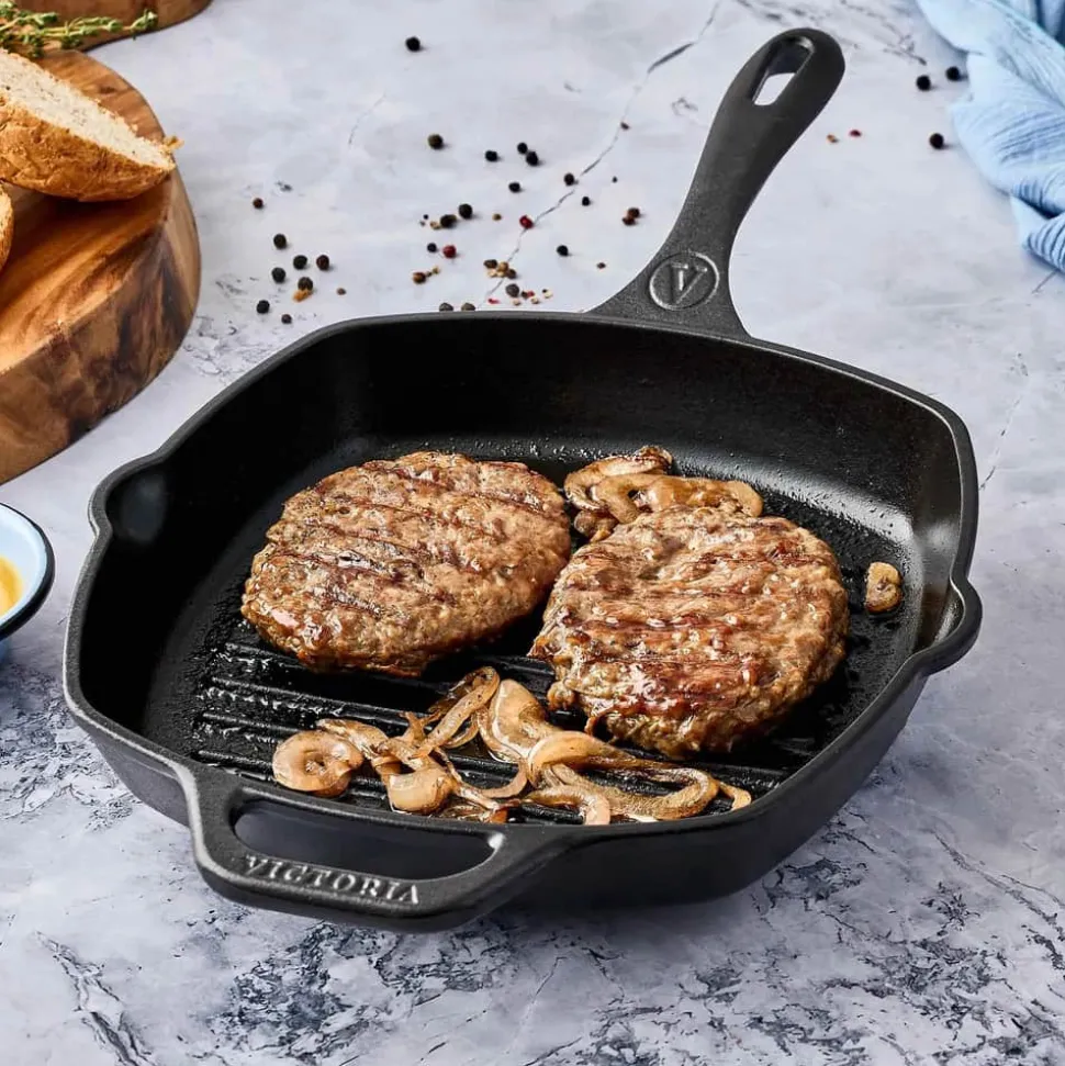 Emaljeret Grillpande