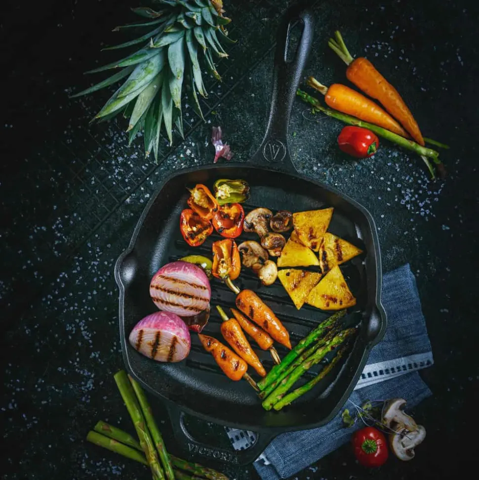 Emaljeret Grillpande