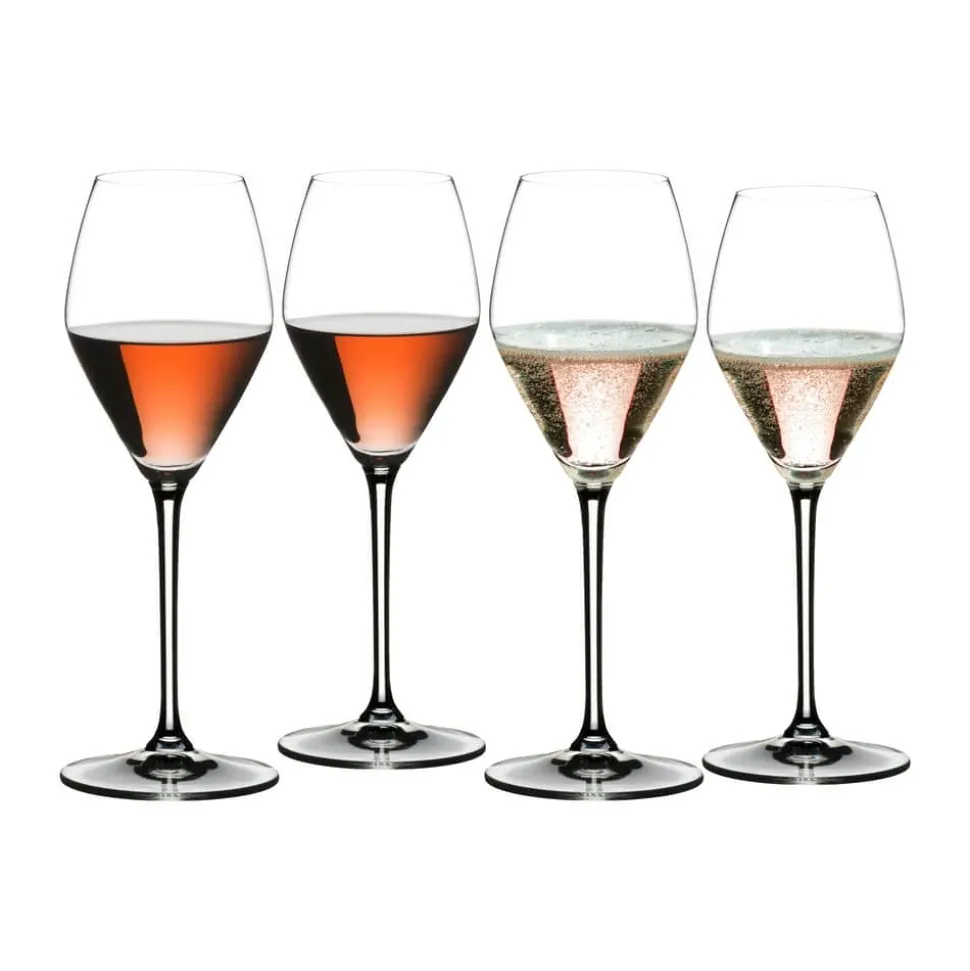 Extreme Roseglas - 4 stk.