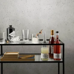 Facet Vandglas - 4 stk.
