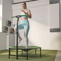 Fitness Trampolin m. håndtag