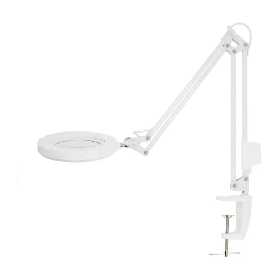 Forstørrende bordlampe
