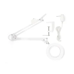 Forstørrende bordlampe