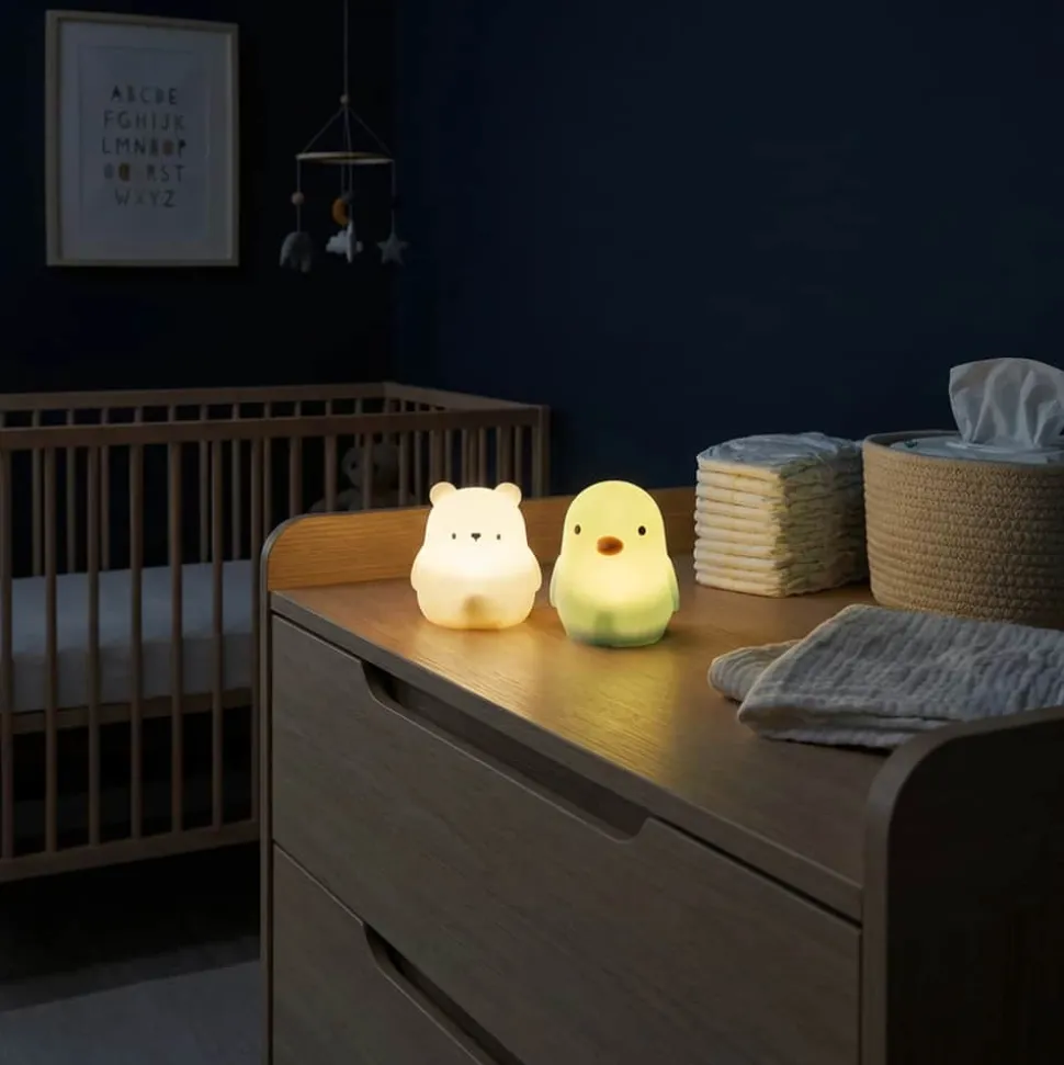 Genopladelig LED Natlampe - Bjørn