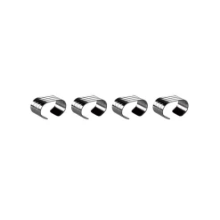 Groovy Servietring - 4 stk.