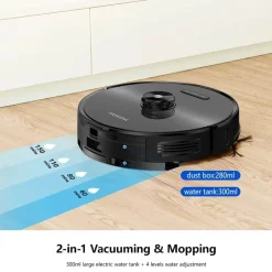 2-i-1 Robot- og moppestøvsuger M8