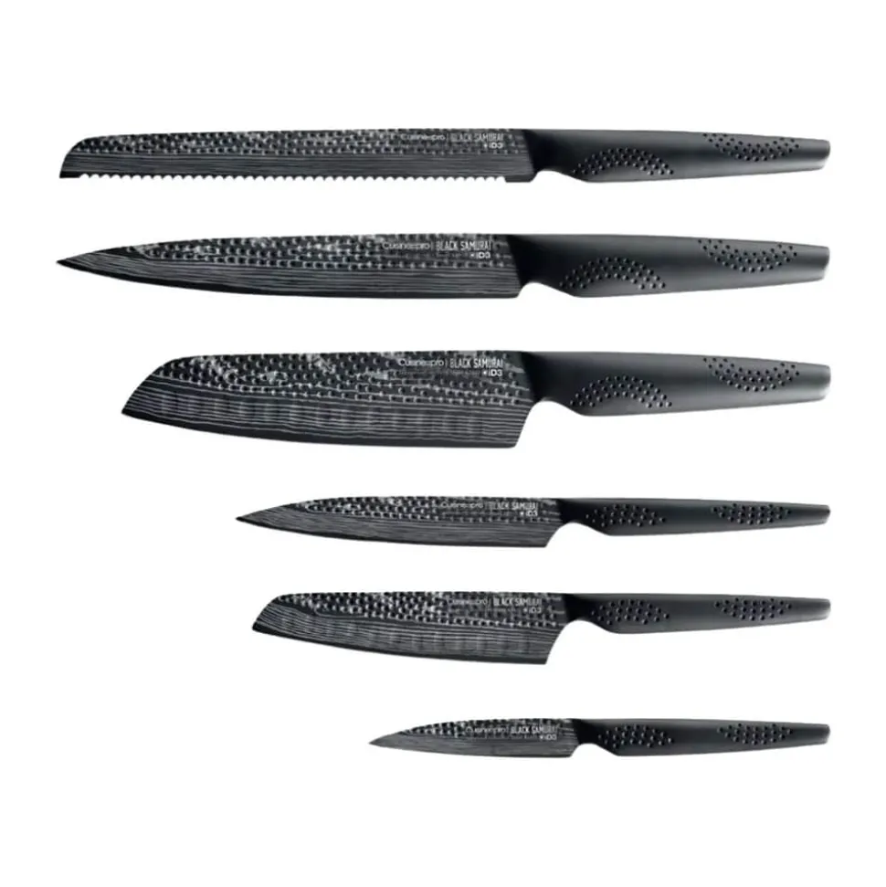 iD3® BLACK SAMURAI™ Gozen Knivblok - 7 dele