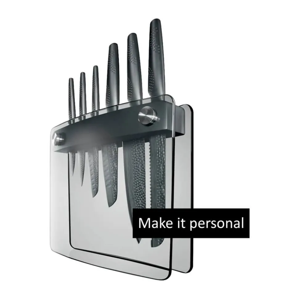 iD3® BLACK SAMURAI™ Sakai Knivblok - 7 dele