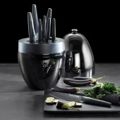 iD3® BLACK SAMURAI™ THE EGG Knivblok - 9 dele