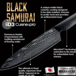 iD3® BLACK SAMURAI™ Utilitykniv