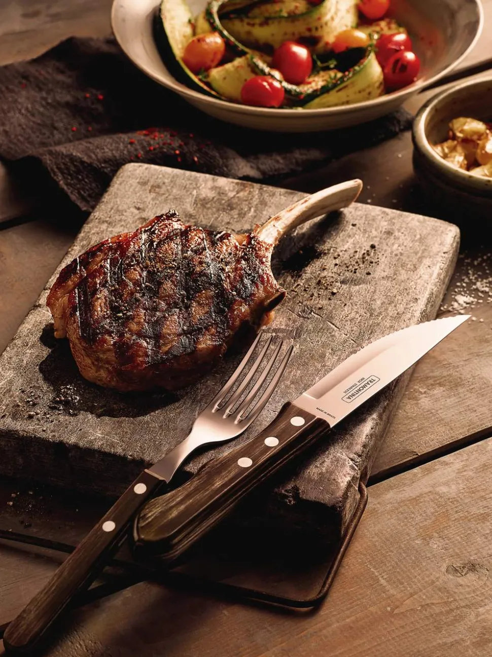 Jumbo Steak Bestiksæt - 12 dele