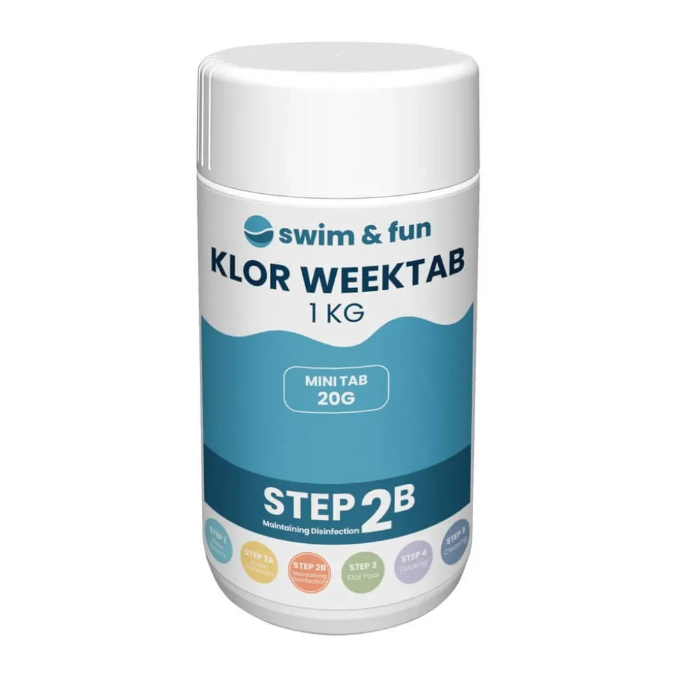 Klor Vandplejemiddel WeekTab - 50 stk.