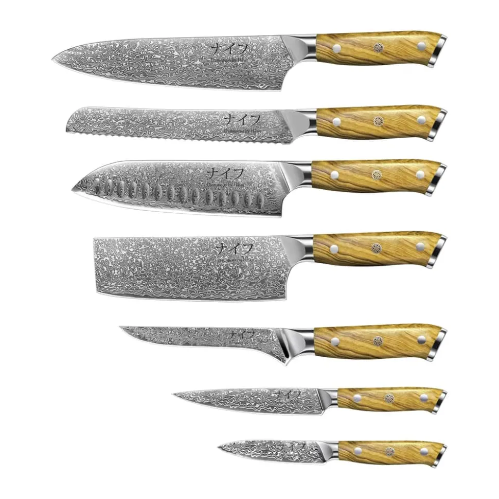 Knivsæt - 7 dele