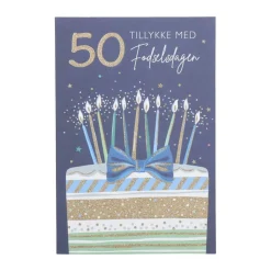 Kort - 50 års Fødselsdag