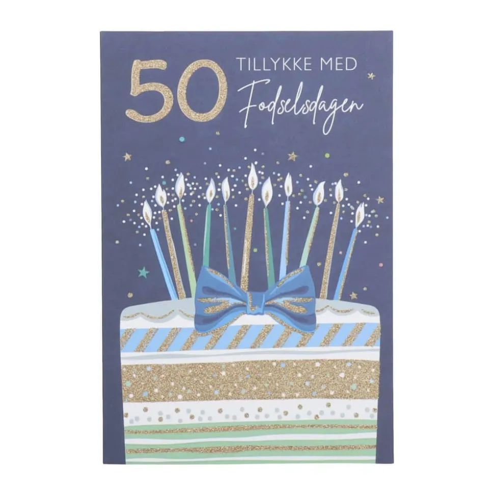 Kort - 50 års Fødselsdag