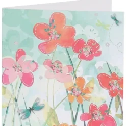 Kort Lyserøde Blomster