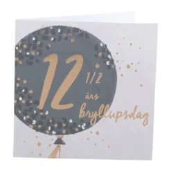 Kort - 12,5 års Bryllupsdag