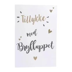 Kort - Tillykke med brylluppet