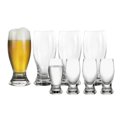 Ølglas og Snapseglas - 8 stk.