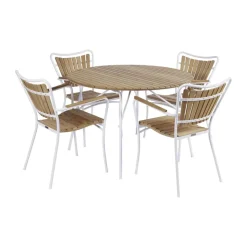 Magnolia & Marguerit Havemøbelsæt - 5 dele