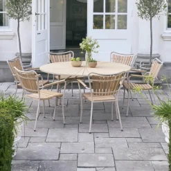 Marguerit Havemøbelsæt - 7 dele