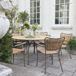 Marguerit Havemøbelsæt - 7 dele