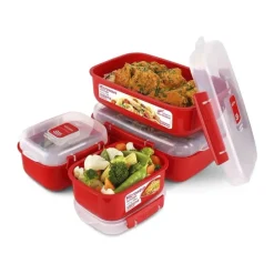 Microwave Opbevaringsboks - 4 stk.