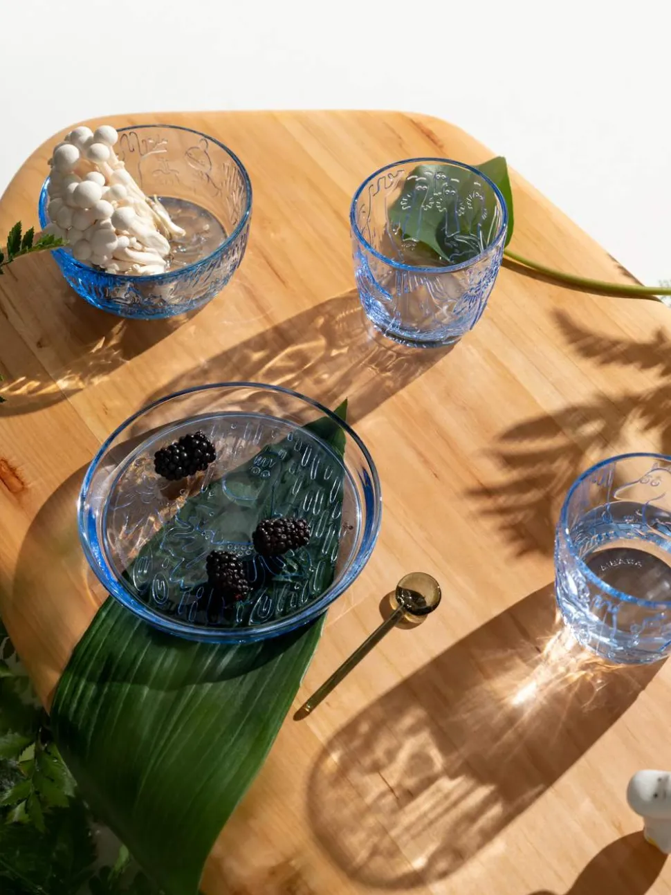 Moomin x Iittala Vandglas - Hattifnatterne - 2 stk.